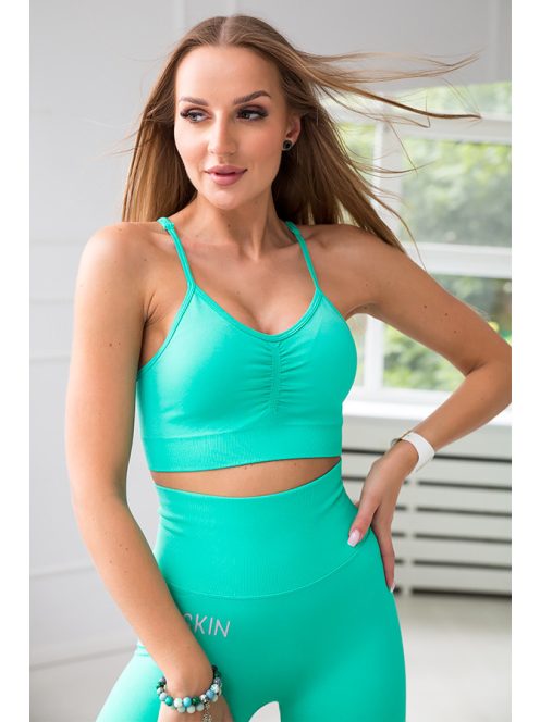 SEAMLESS SQUAT kolibri-zöld leggings S L