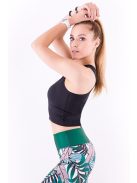 QUEEN CROP top fekete XS S M