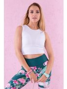 STUDIO CROP top fehér M XS