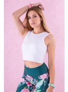 STUDIO CROP top fehér M XS