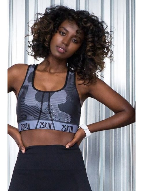 FLEXY fekete sportmelltartó S M