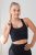 HOT fekete sportmelltartó S M L