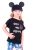 DISCO gyerek top fekete 146-152