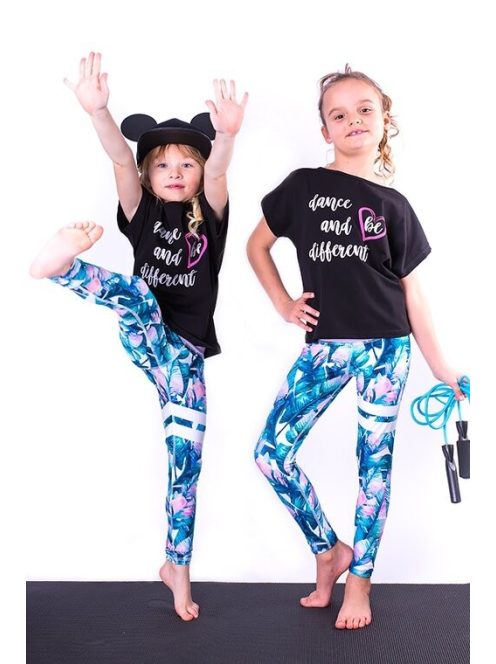 DISCO gyerek top fekete 146-152