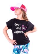 DISCO gyerek top fekete 146-152