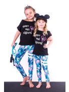 DISCO gyerek top fekete 146-152