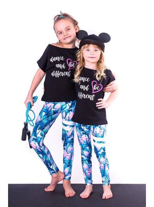 DISCO gyerek top fekete 146-152