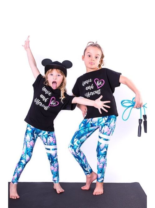 DISCO gyerek top fekete 146-152