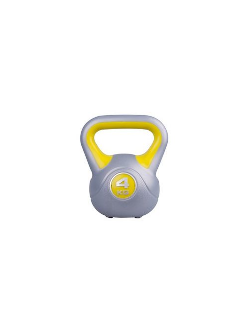 Kettlebell 4 kg műanyag borítású Sveltus